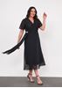 Picture of CURVY GIRL CHIFFON ELEGANT DRESS